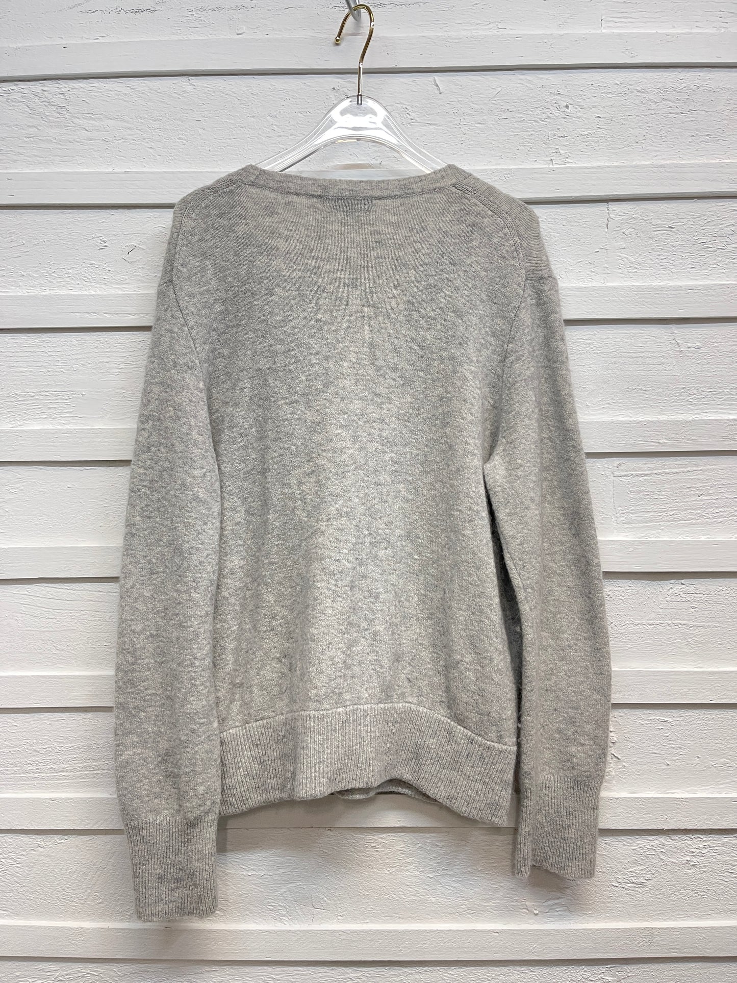 Madewell Gray Wrap Sweater