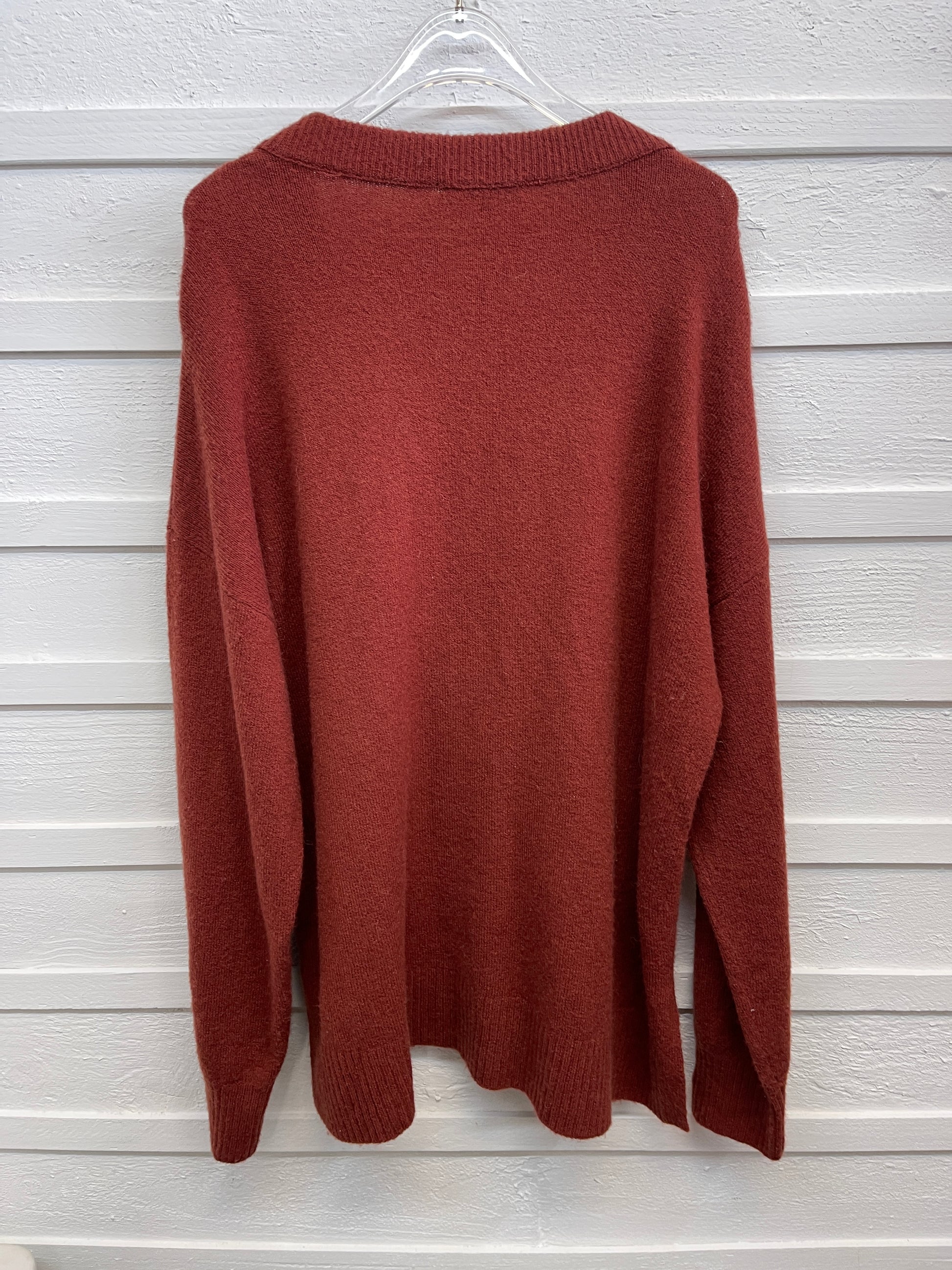 Madewell Wool Blend Rust Sweater